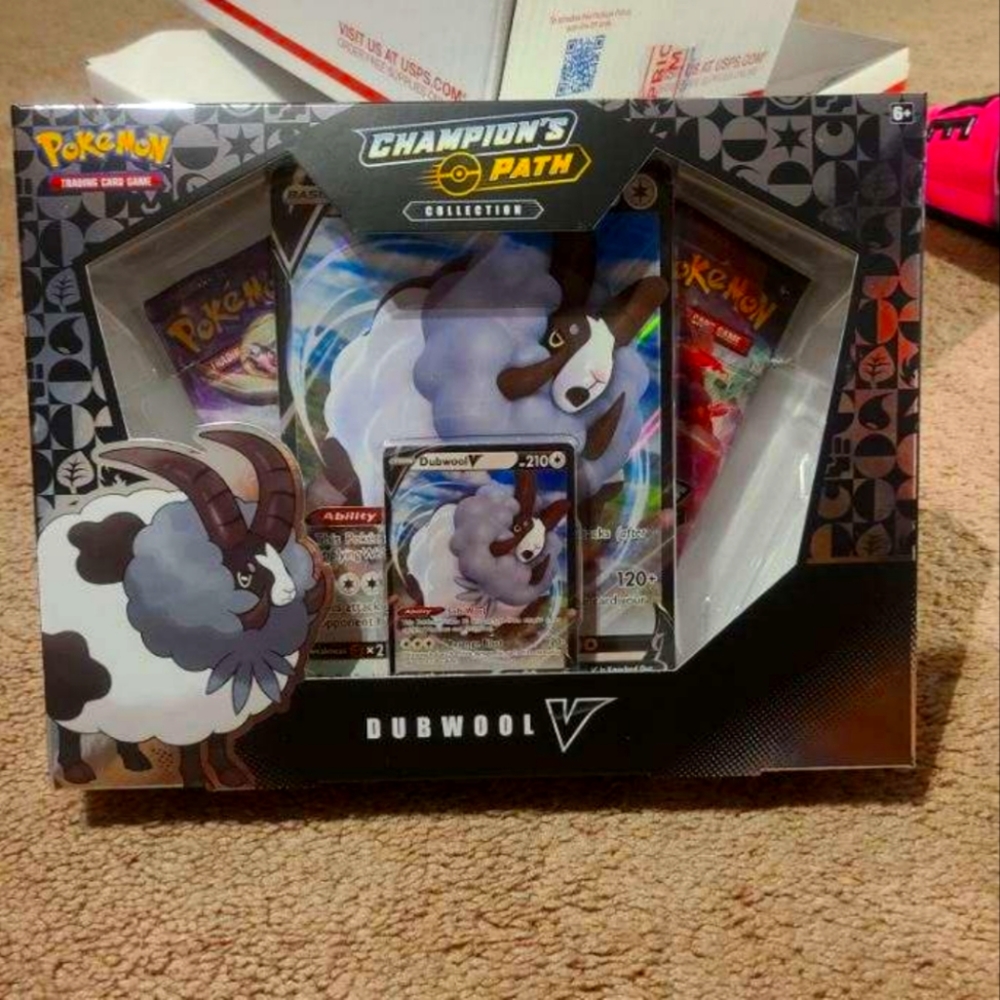 Pokémon champions path dubwool V collection box
